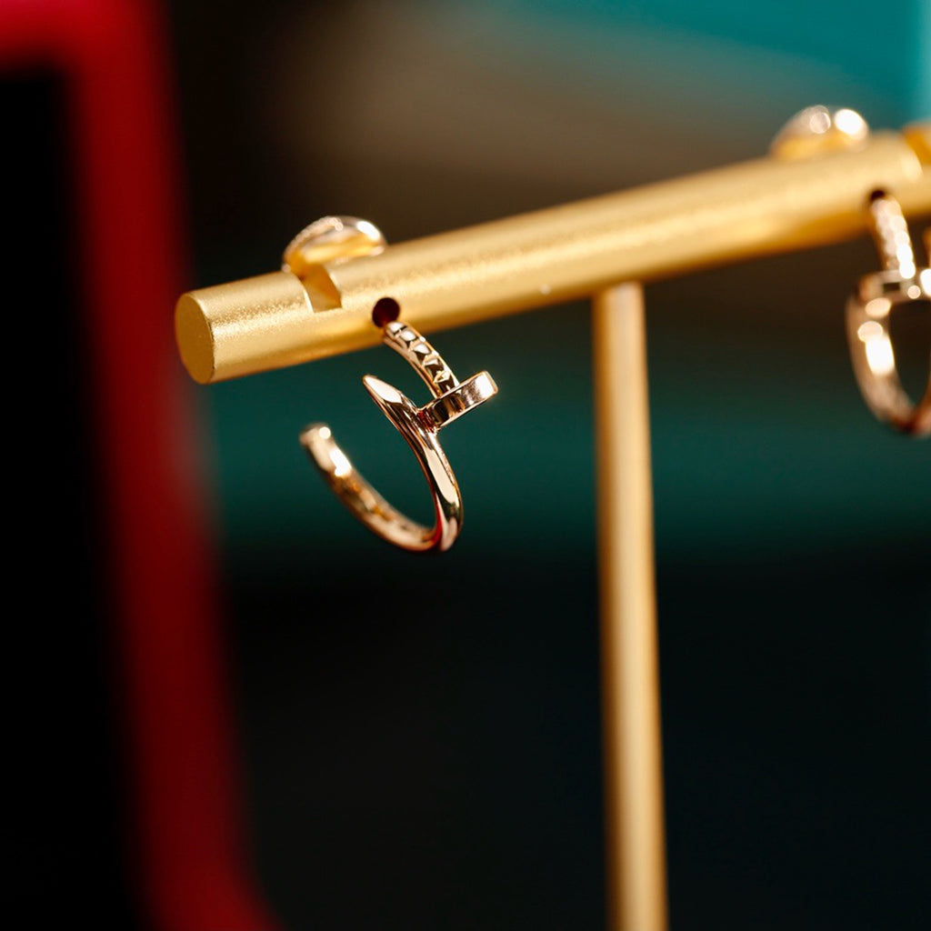 [Okajuri Jewelry] JUSTE NO DIAMOND SMALL EARRINGS