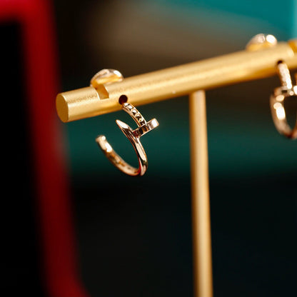 [Okajuri Jewelry] JUSTE NO DIAMOND SMALL EARRINGS
