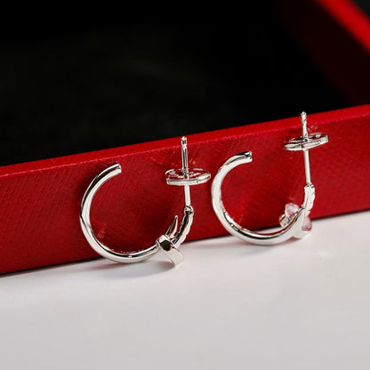 [Okajuri Jewelry] JUSTE NO DIAMOND SMALL EARRINGS
