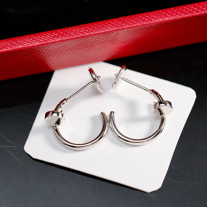 [Okajuri Jewelry] JUSTE NO DIAMOND SMALL EARRINGS