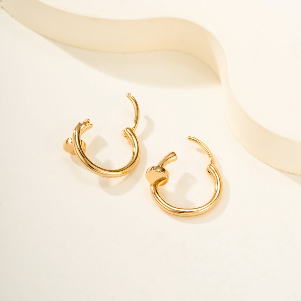 [Okajuri Jewelry] JUSTE NO DIAMOND MINI EARRINGS