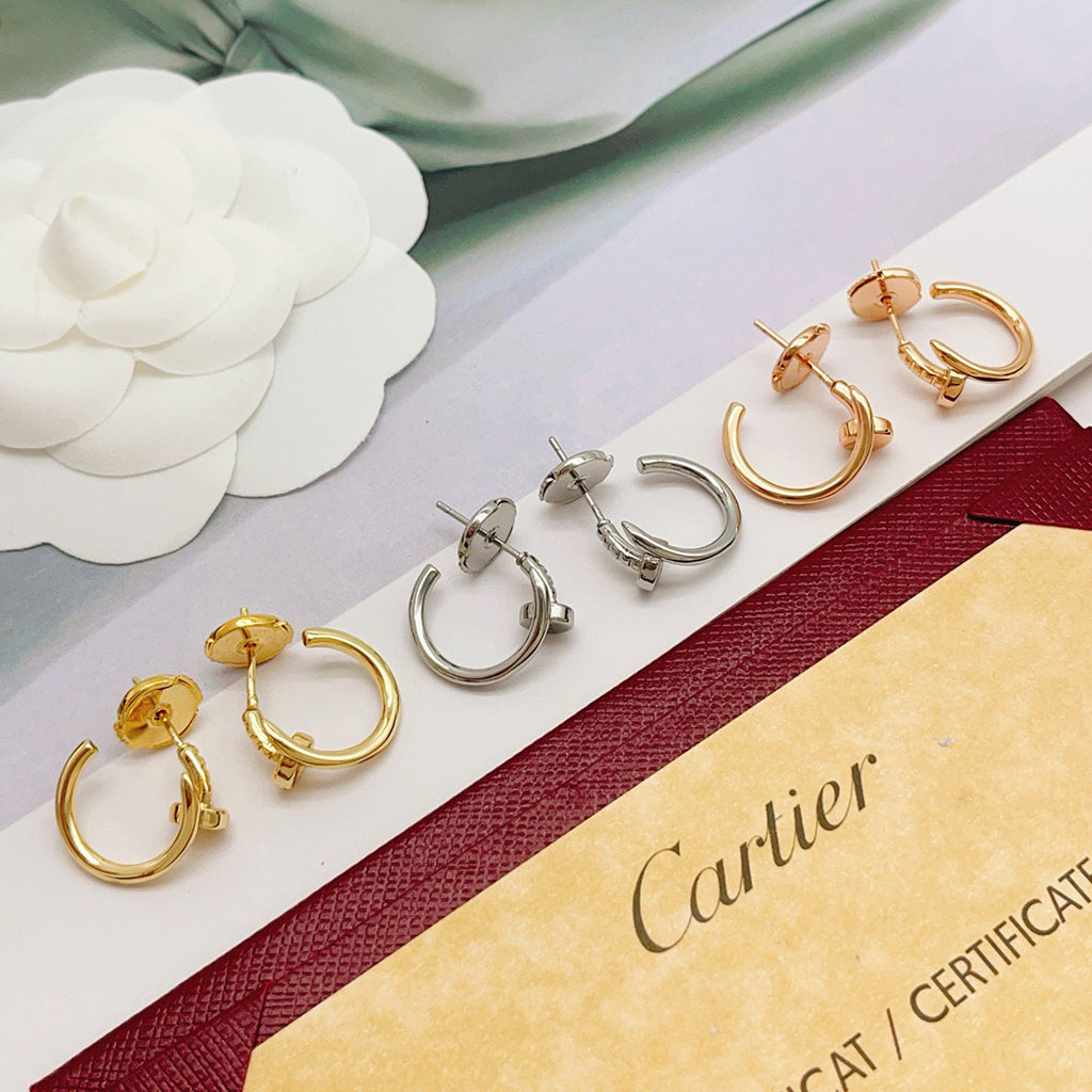 [Okajuri Jewelry] JUSTE NO DIAMOND MINI EARRINGS