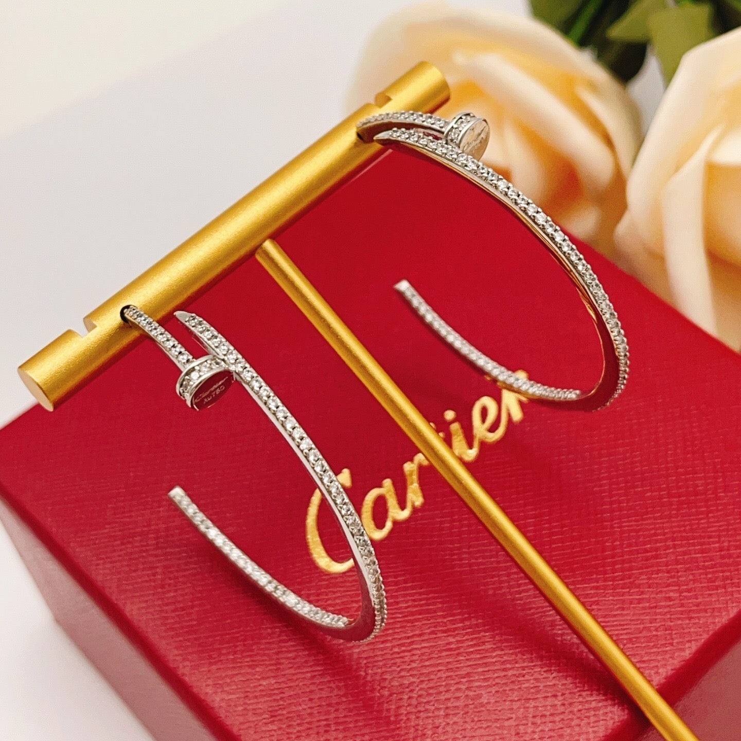 [Okajuri Jewelry] JUSTE FULL DIAMOND LARGE EARRINGS