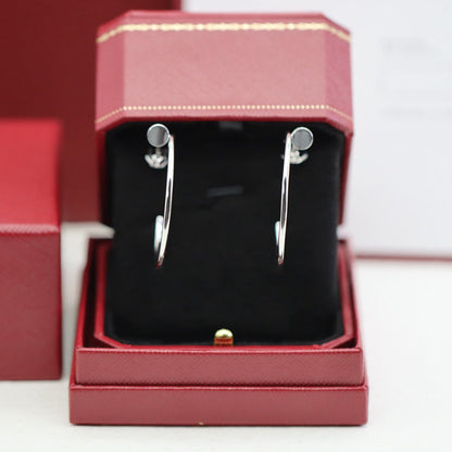 [Okajuri Jewelry] JUSTE HALF DIAMOND LARGE EARRINGS