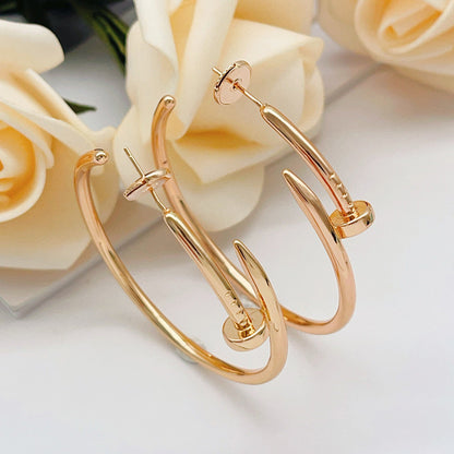 [Okajuri Jewelry] JUSTE NO DIAMOND LARGE EARRINGS