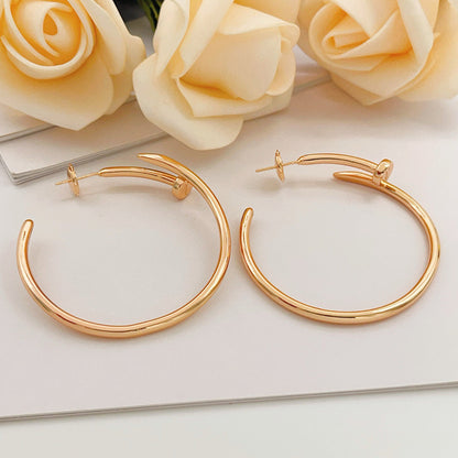 [Okajuri Jewelry] JUSTE NO DIAMOND LARGE EARRINGS
