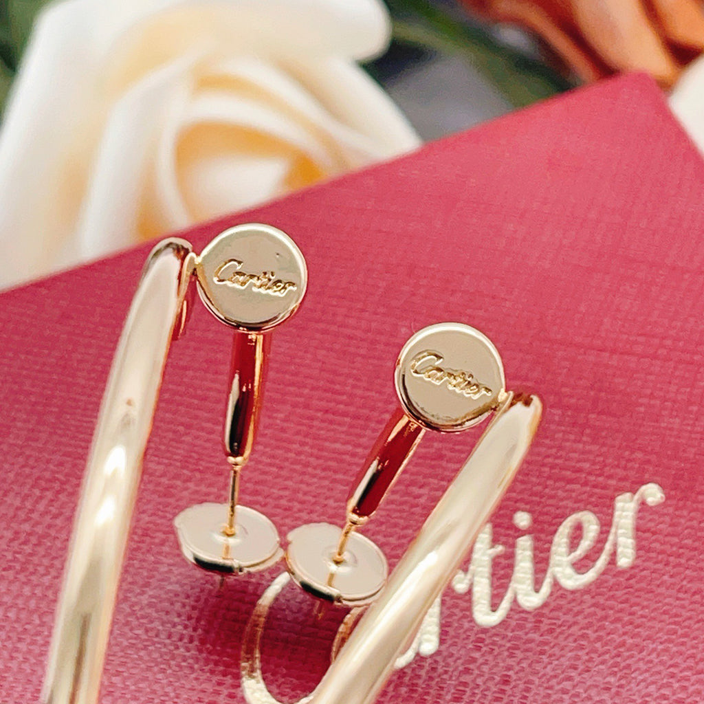 [Okajuri Jewelry] JUSTE NO DIAMOND LARGE EARRINGS