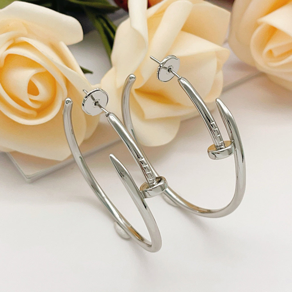 [Okajuri Jewelry] JUSTE NO DIAMOND LARGE EARRINGS