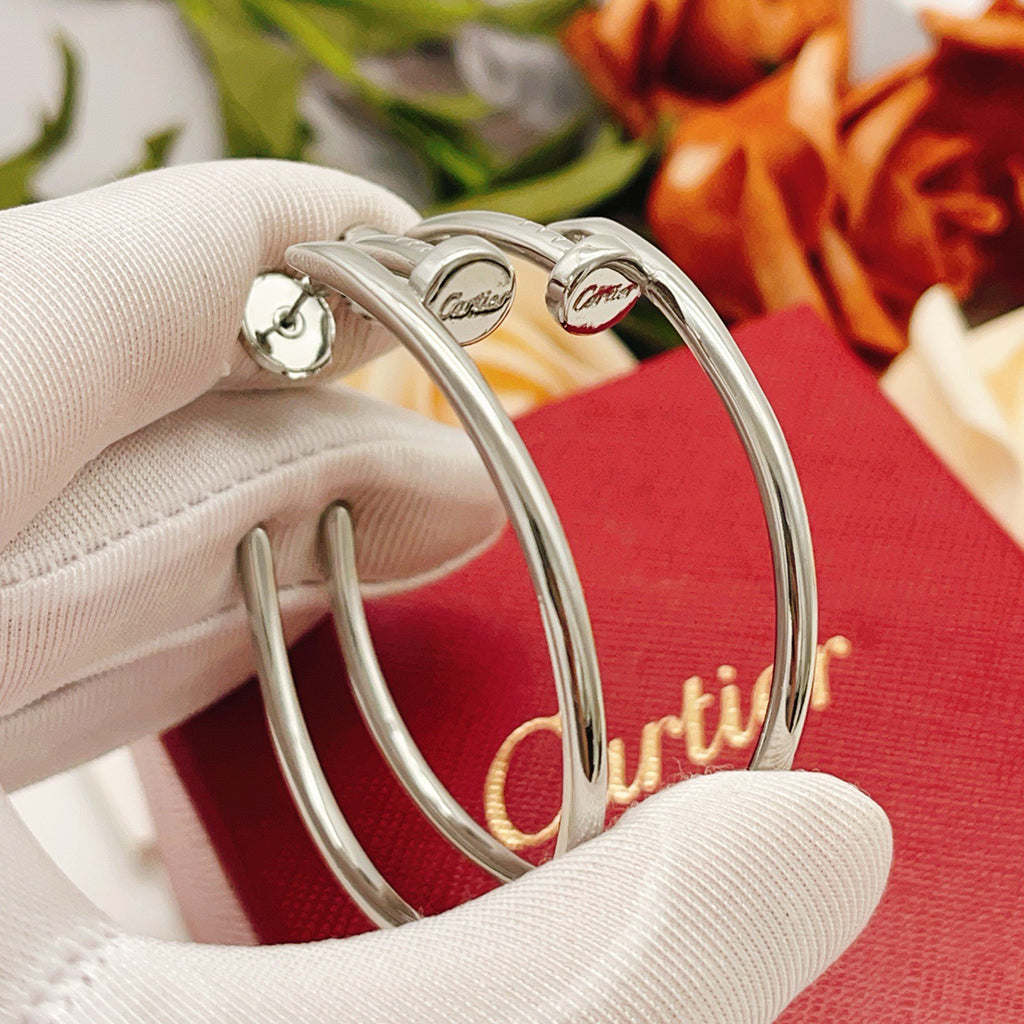 [Okajuri Jewelry] JUSTE NO DIAMOND LARGE EARRINGS