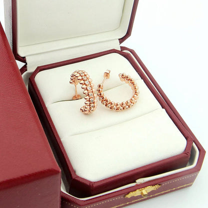 [Okajuri Jewelry] CLASH FULL DIAMOND MEDIUM EARRINGS