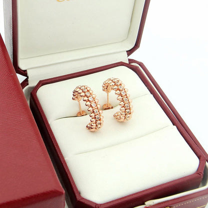 [Okajuri Jewelry] CLASH FULL DIAMOND MEDIUM EARRINGS