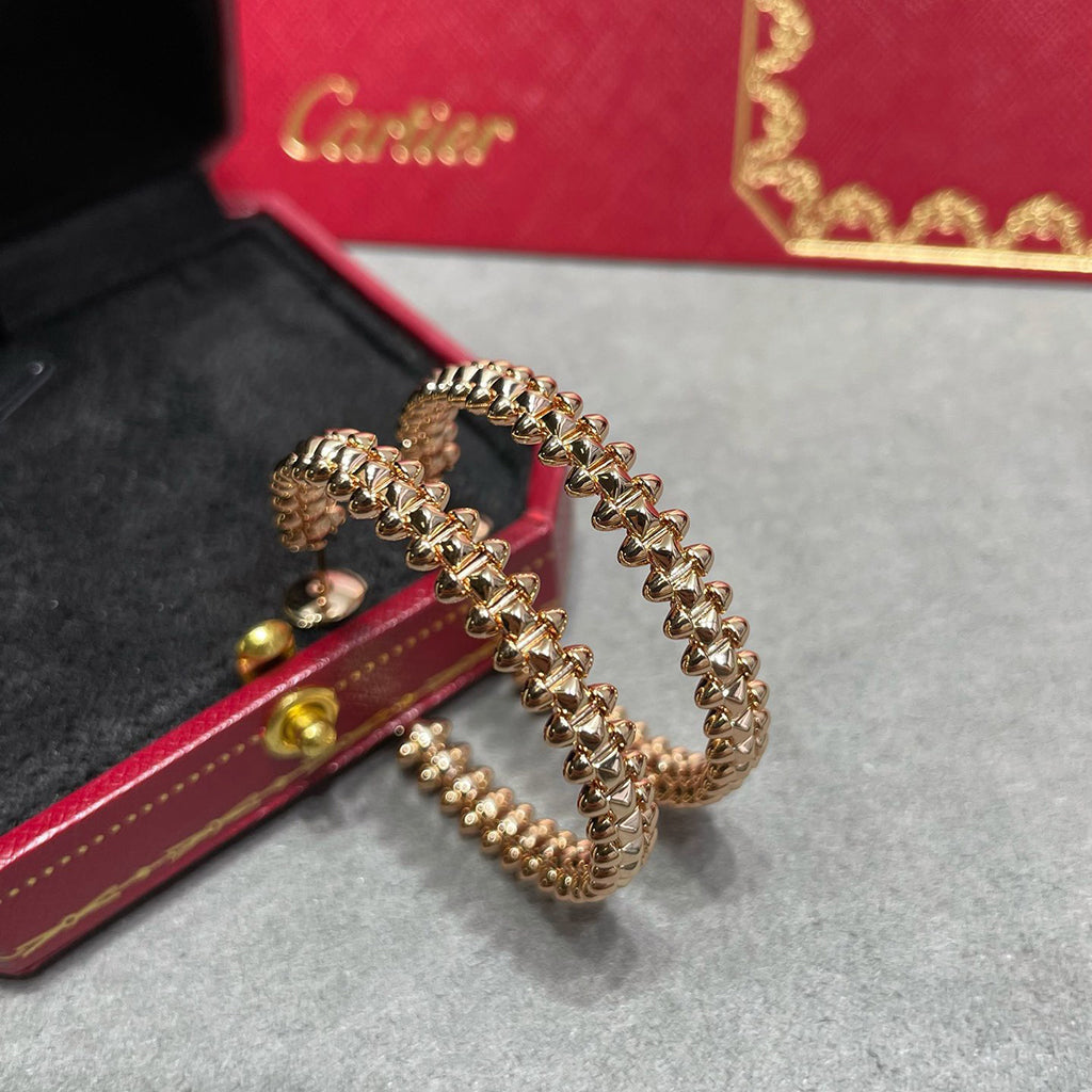 [Okajuri Jewelry] CLASH HOOP LARGE EARRINGS