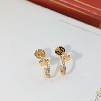 [Okajuri Jewelry] JUSTE FULL DIAMOND DOUBLE EARRINGS