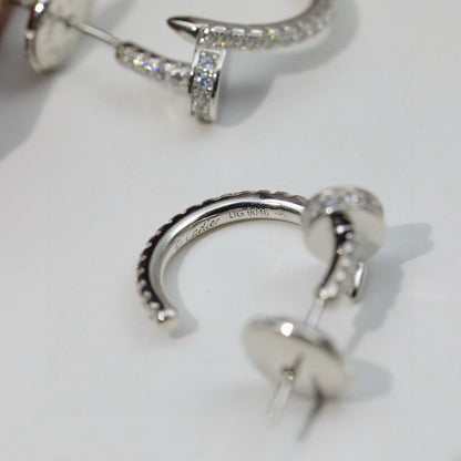 [Okajuri Jewelry] JUSTE FULL DIAMOND DOUBLE EARRINGS