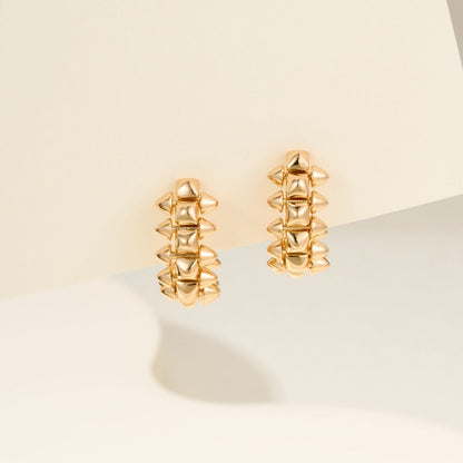 [Okajuri Jewelry] CLASH MINI HOOP EARRINGS
