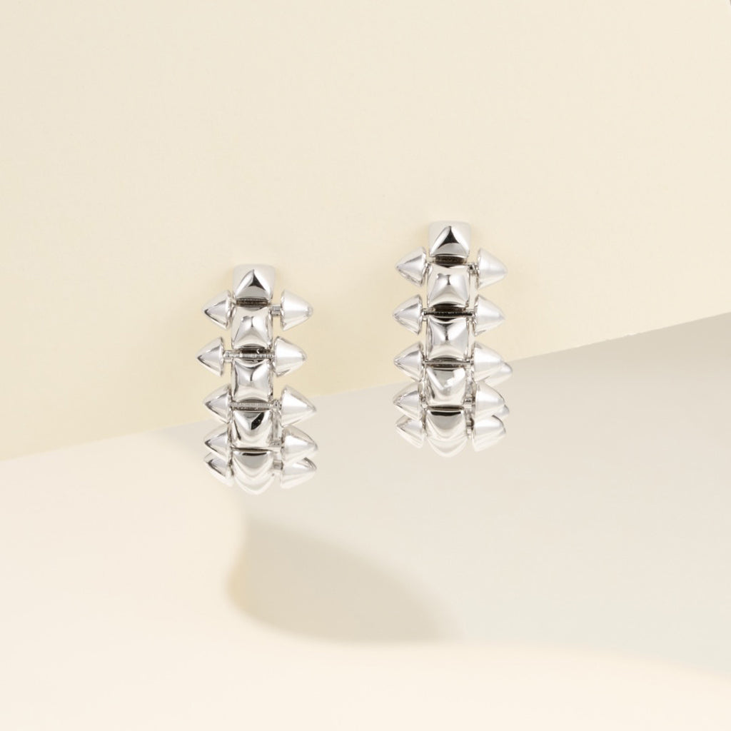 [Okajuri Jewelry] CLASH MINI HOOP EARRINGS