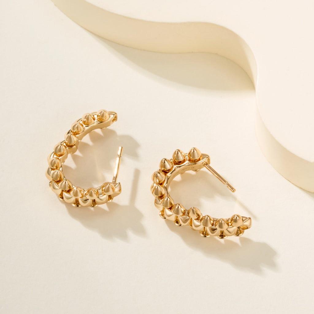 [Okajuri Jewelry] CLASH MINI HOOP EARRINGS