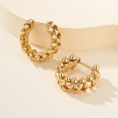 [Okajuri Jewelry] CLASH MINI HOOP EARRINGS