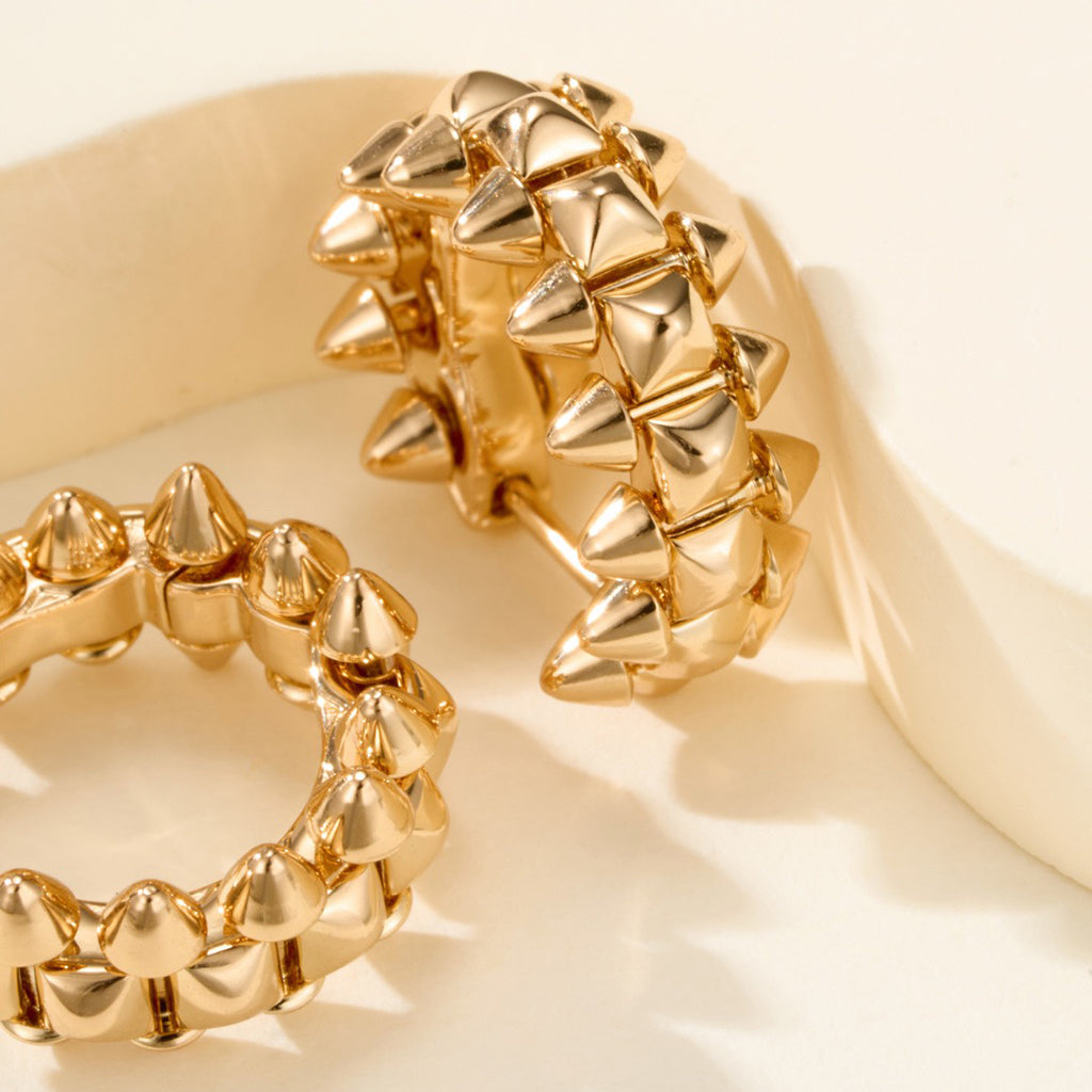 [Okajuri Jewelry] CLASH MINI HOOP EARRINGS