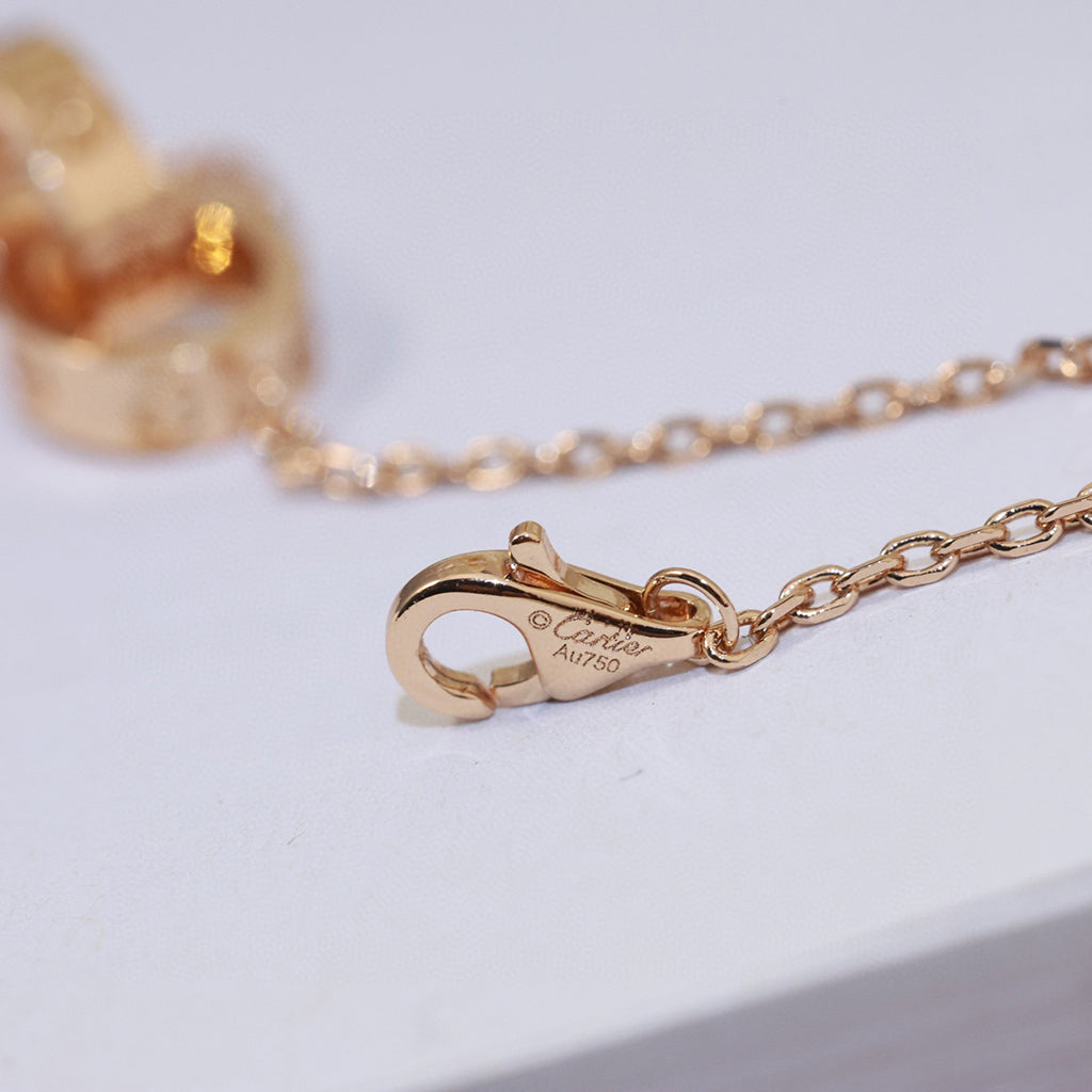 [Okajuri Jewelry] LOVE DOUBLE RING NECKLACE