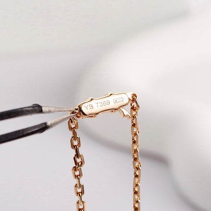 [Okajuri Jewelry] LOVE NECKLACE 16MM  FULL DIAMOND