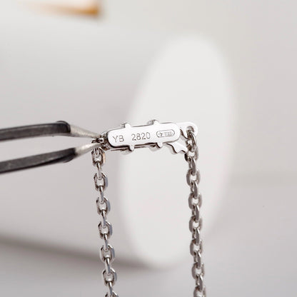 [Okajuri Jewelry] LOVE NECKLACE 16MM  FULL DIAMOND
