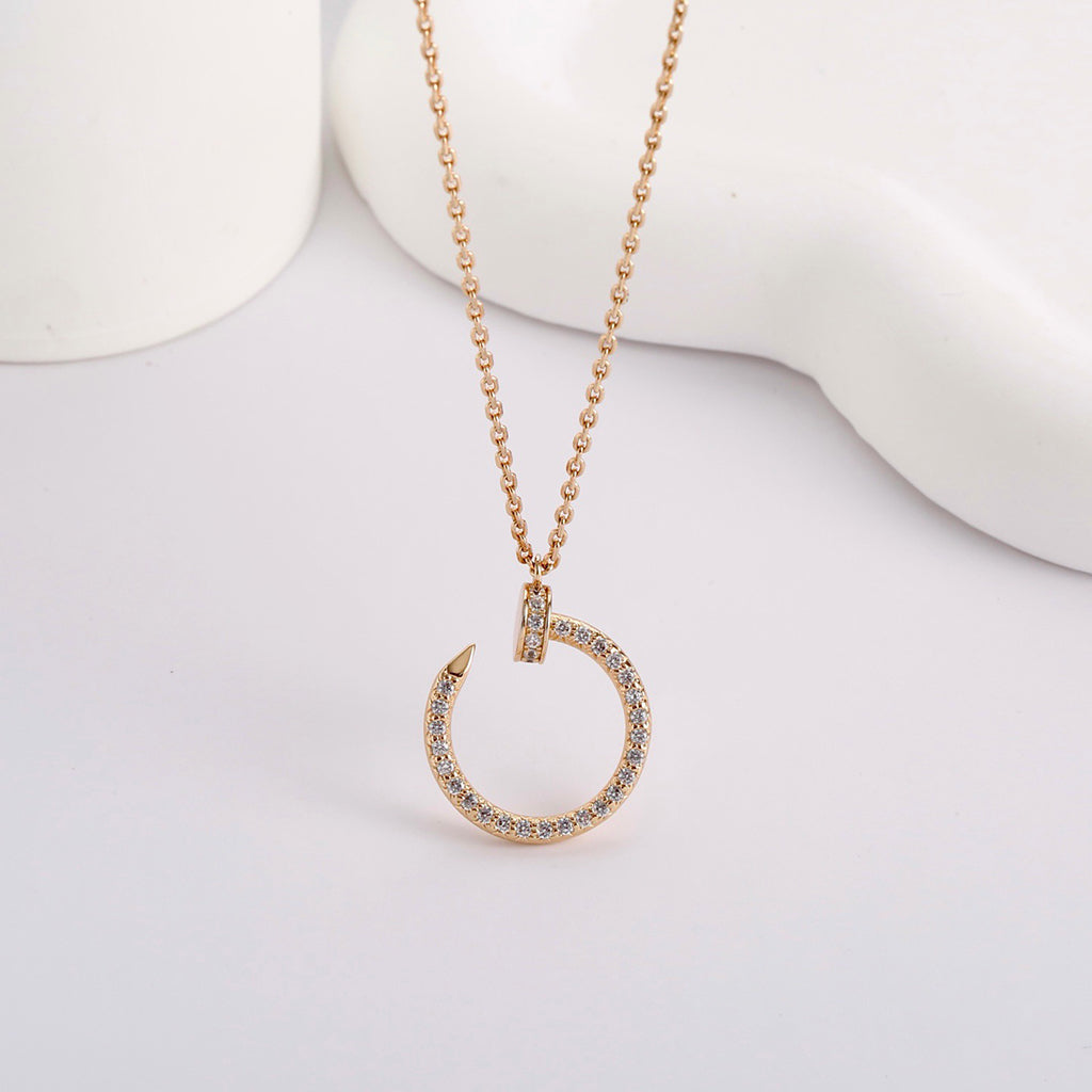 [Okajuri Jewelry] JUSTE NECKLACE FULL DIAMOND