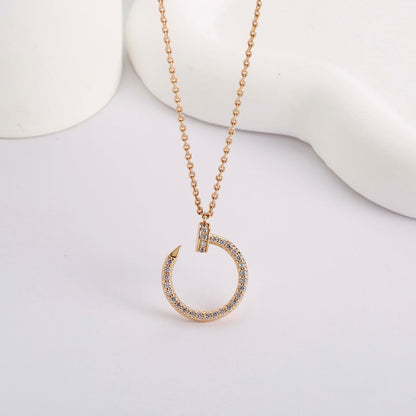 [Okajuri Jewelry] JUSTE NECKLACE FULL DIAMOND