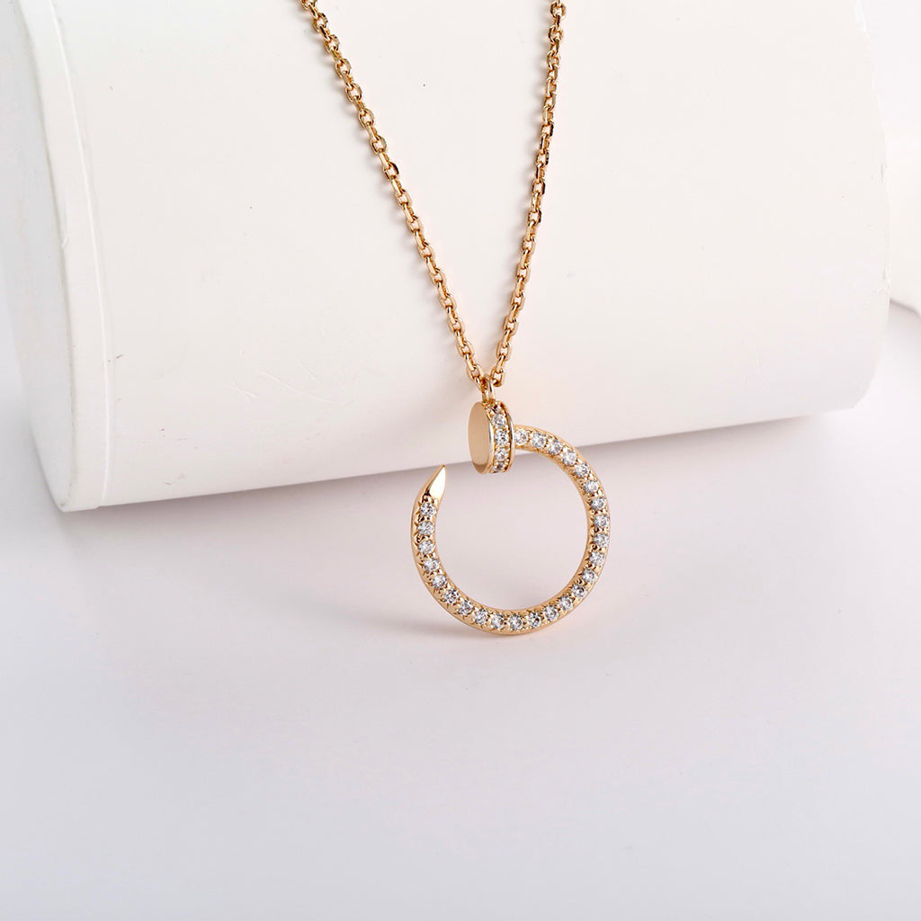 [Okajuri Jewelry] JUSTE NECKLACE FULL DIAMOND