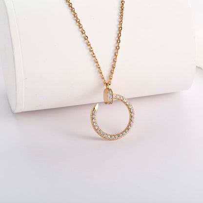 [Okajuri Jewelry] JUSTE NECKLACE FULL DIAMOND