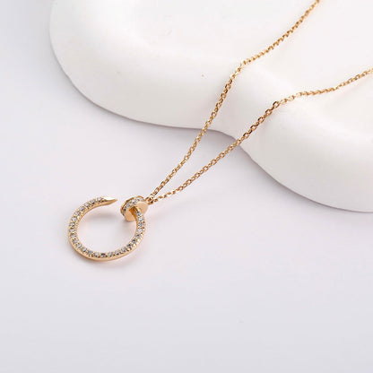 [Okajuri Jewelry] JUSTE NECKLACE FULL DIAMOND