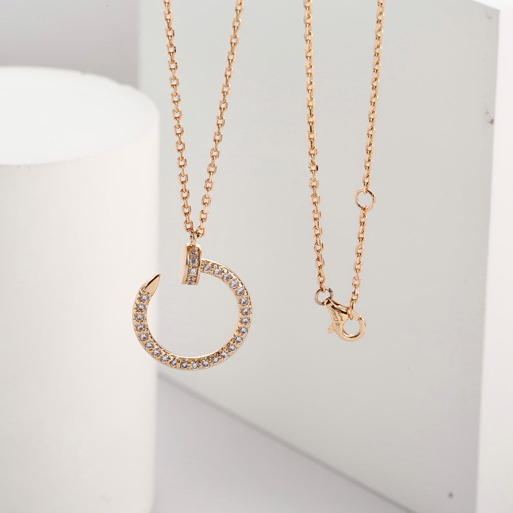 [Okajuri Jewelry] JUSTE NECKLACE FULL DIAMOND
