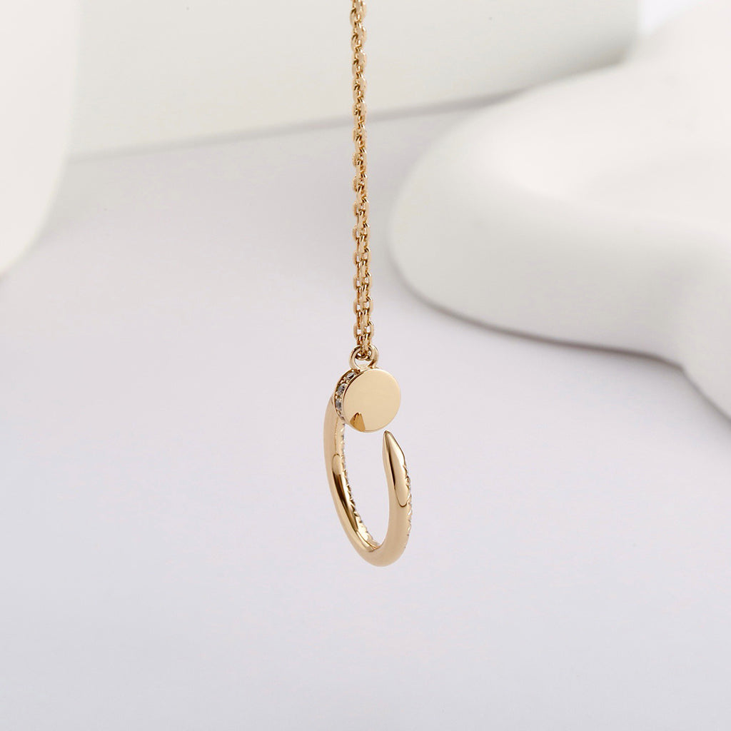 [Okajuri Jewelry] JUSTE NECKLACE FULL DIAMOND