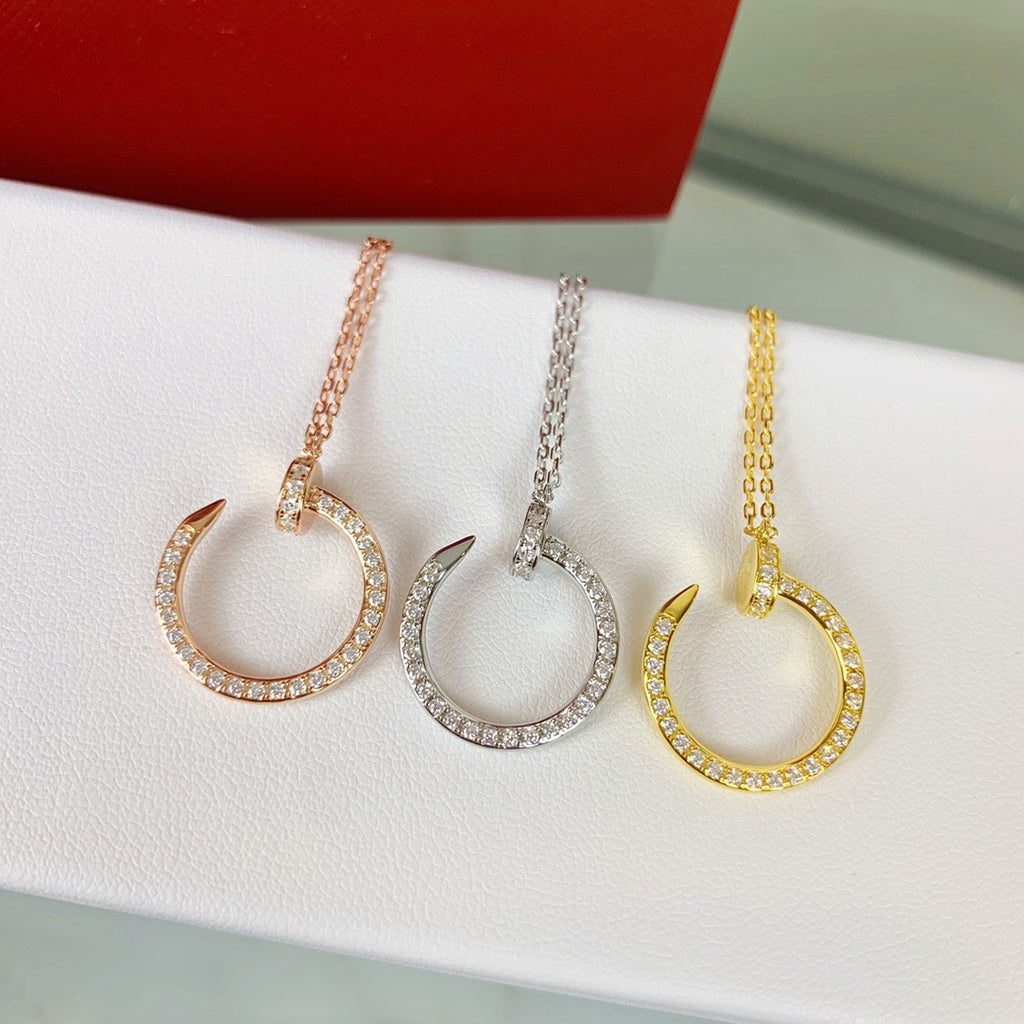 [Okajuri Jewelry] JUSTE NECKLACE FULL DIAMOND
