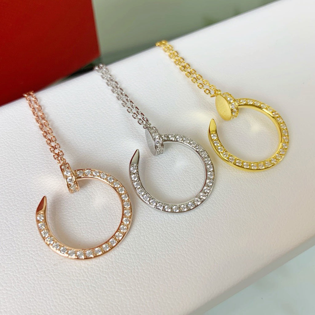 [Okajuri Jewelry] JUSTE NECKLACE FULL DIAMOND