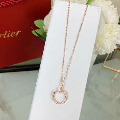 [Okajuri Jewelry] JUSTE NECKLACE FULL DIAMOND