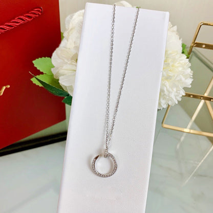 [Okajuri Jewelry] JUSTE NECKLACE FULL DIAMOND