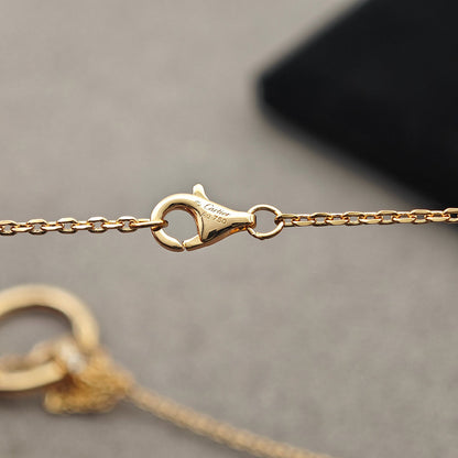 [Okajuri Jewelry] JUSTE NECKLACE HALF DIAMOND