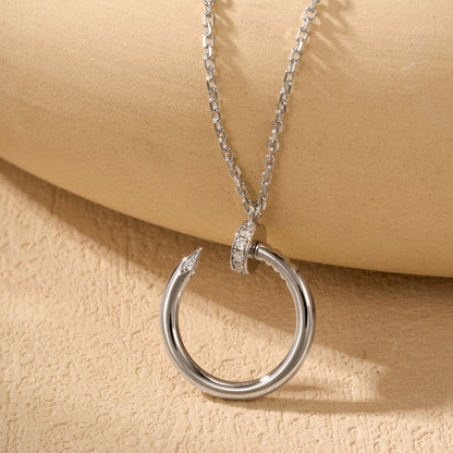 [Okajuri Jewelry] JUSTE NECKLACE HALF DIAMOND