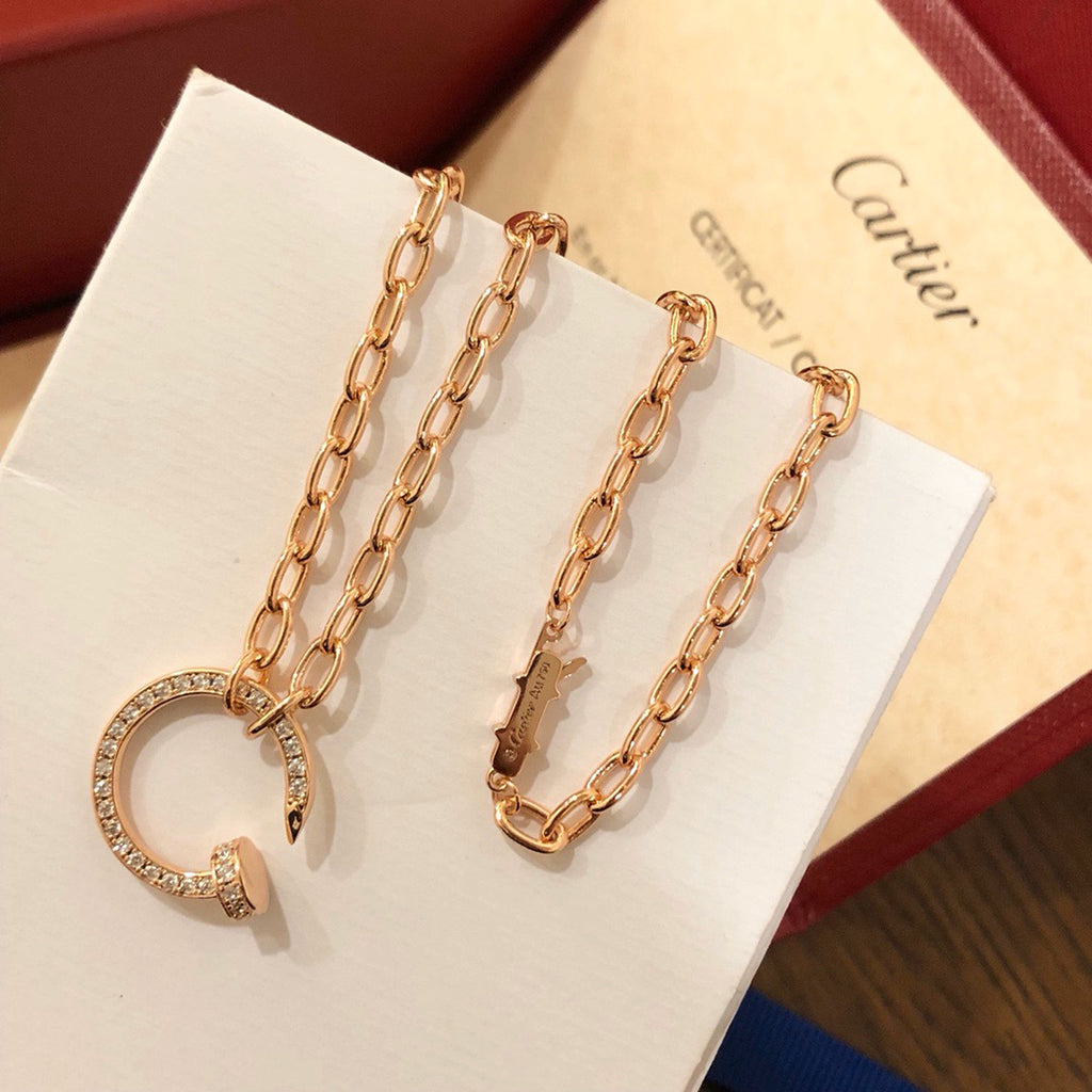 [Okajuri Jewelry] JUSTE NECKLACE FULL DIAMONDS