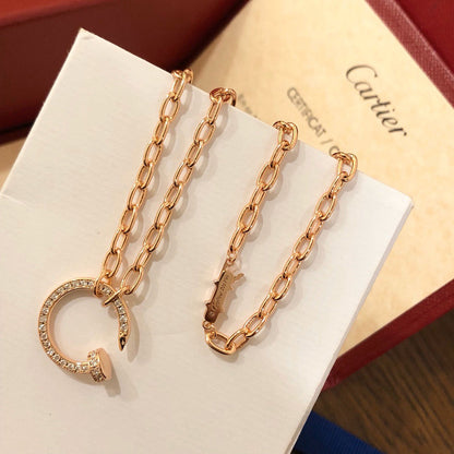 [Okajuri Jewelry] JUSTE NECKLACE FULL DIAMONDS
