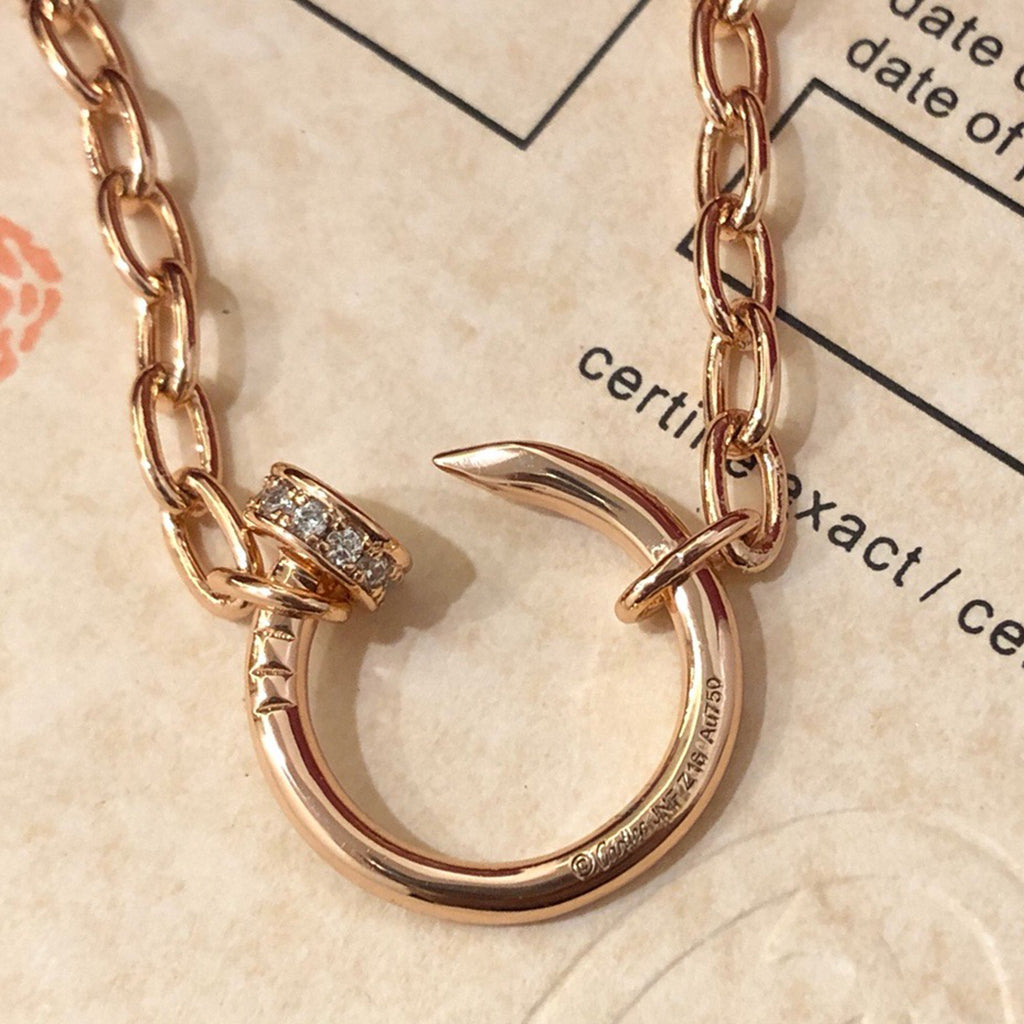 [Okajuri Jewelry] JUSTE NECKLACE FULL DIAMONDS