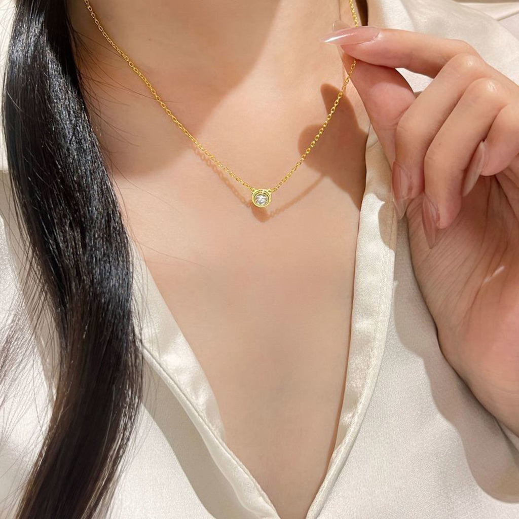 [Okajuri Jewelry] DAMOUR DIAMOND NECKLACE