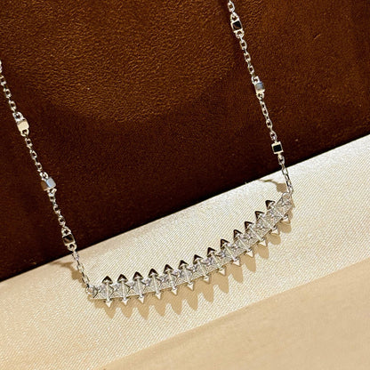 [Okajuri Jewelry] CLASH  SMALL FULL DIAMOND NECKLACE