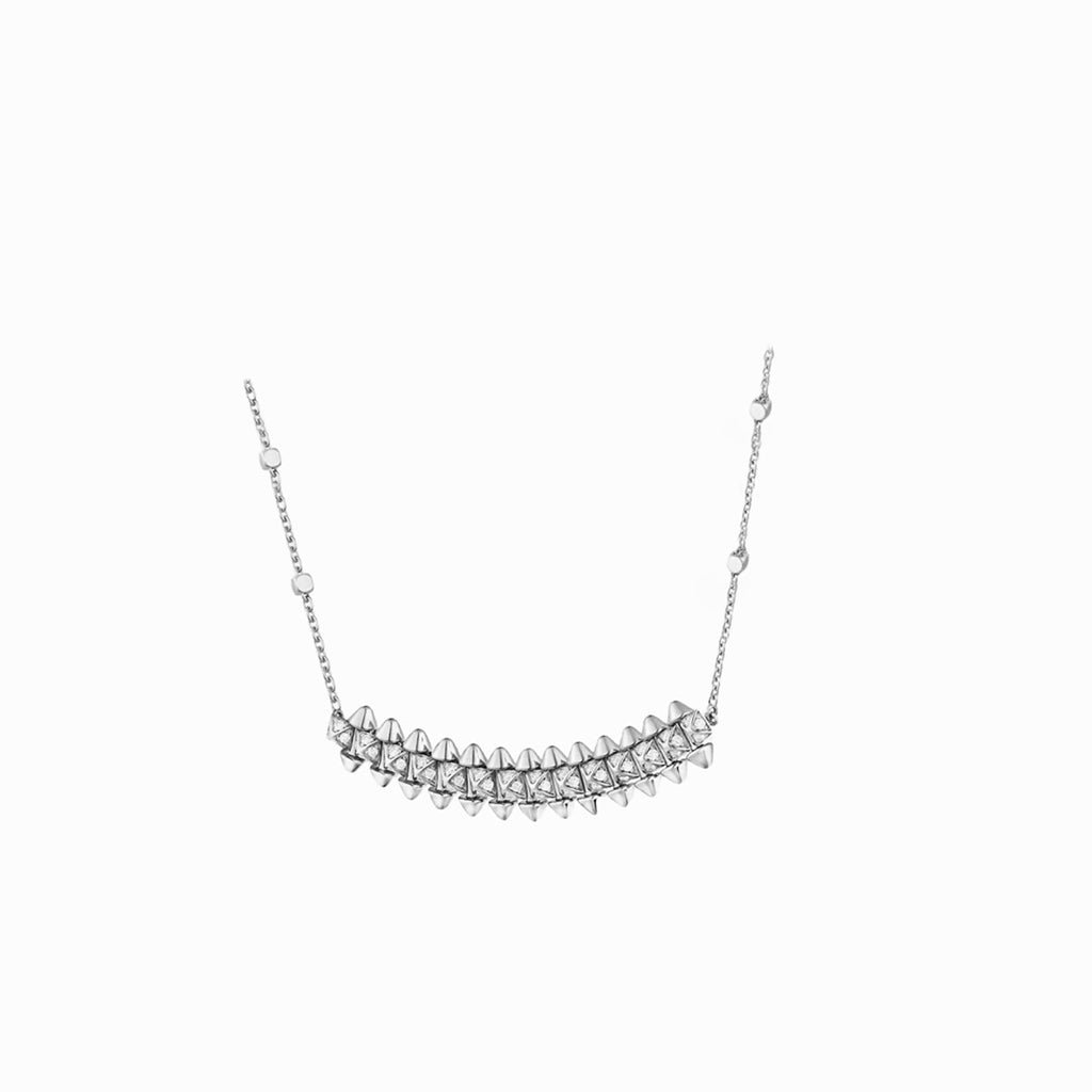 [Okajuri Jewelry] CLASH  SMALL FULL DIAMOND NECKLACE