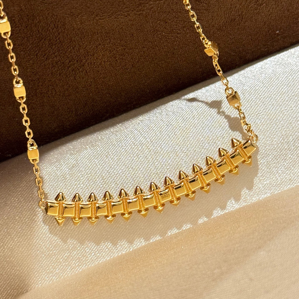 [Okajuri Jewelry] CLASH  SMALL FULL DIAMOND NECKLACE