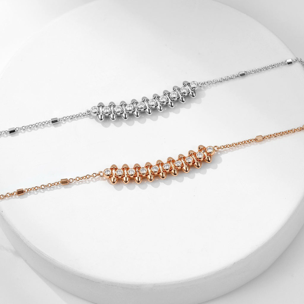 [Okajuri Jewelry] CLASH  MEDIUM DIAMOND NECKLACE