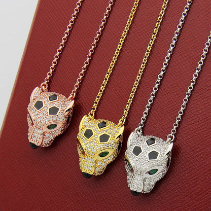 [Okajuri Jewelry] PANTHERE FULL DIAMOND NECKLACE