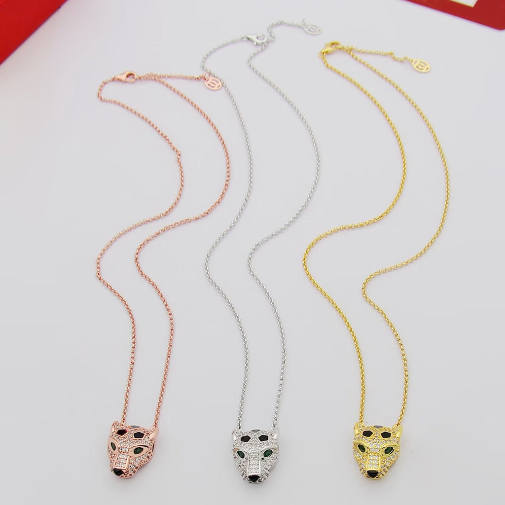 [Okajuri Jewelry] PANTHERE FULL DIAMOND NECKLACE