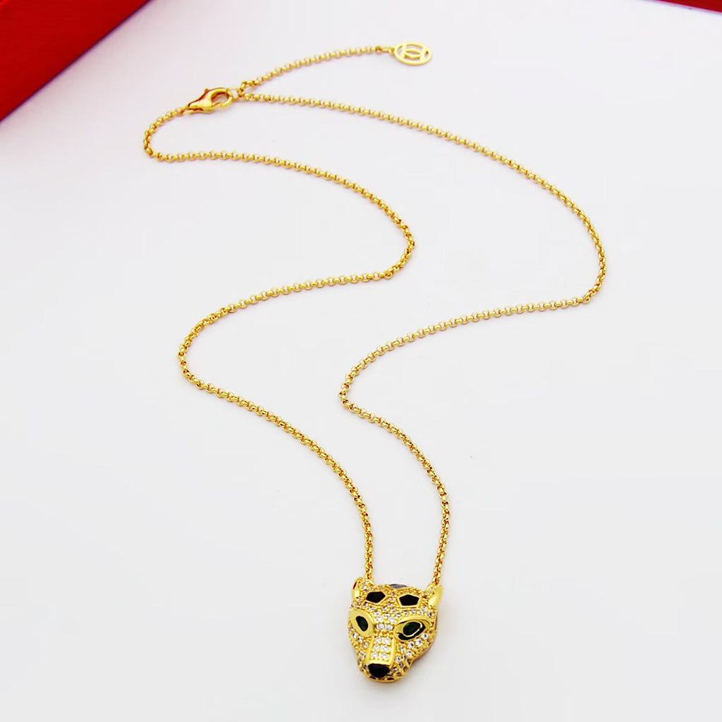 [Okajuri Jewelry] PANTHERE FULL DIAMOND NECKLACE